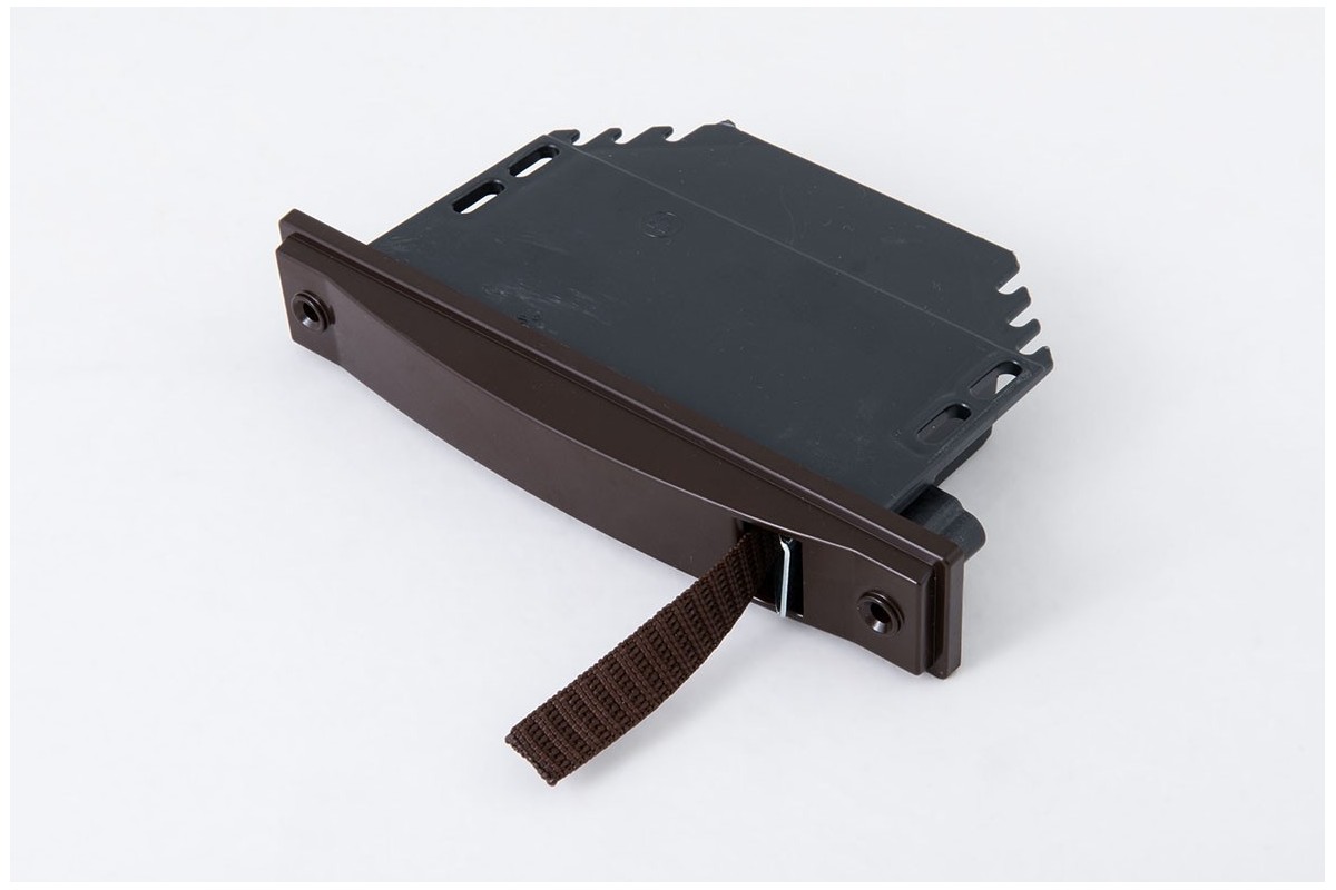 Belt box coiler (6 m/14 mm) with belt, flush mounted, brown