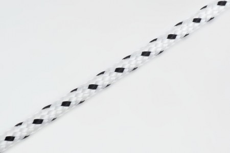 Sznurek do zwijacza fi 4,2 mm czarno-biały