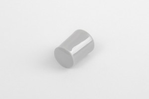 28 mm stopper with hole plug, grey