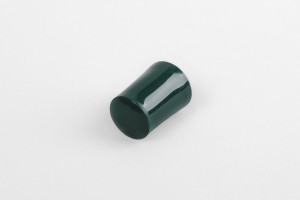 28 mm stopper with hole plug, green
