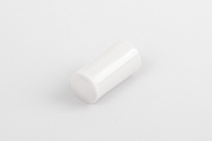 40 mm stopper with hole plug, white