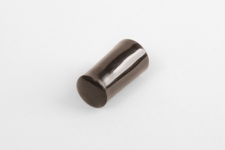 40 mm stopper with hole plug, light brown