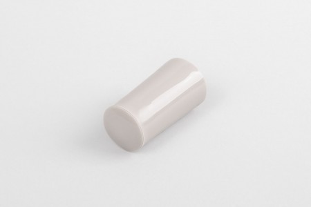 40 mm stopper with hole plug, beige