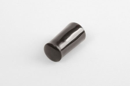 40 mm stopper with hole plug, nut-brown