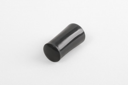 40 mm stopper with hole plug, black