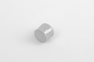 13 mm stopper with hole plug, grey