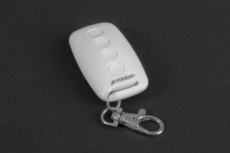 Single-channel BRAVA key-ring remote control (white-white)