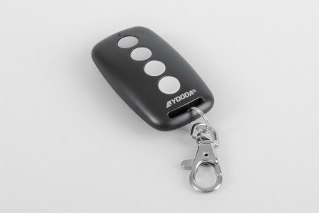 Single-channel BRAVA key-ring remote control (black-white)