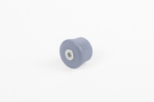 13 mm stopper with hole plug, steel blue