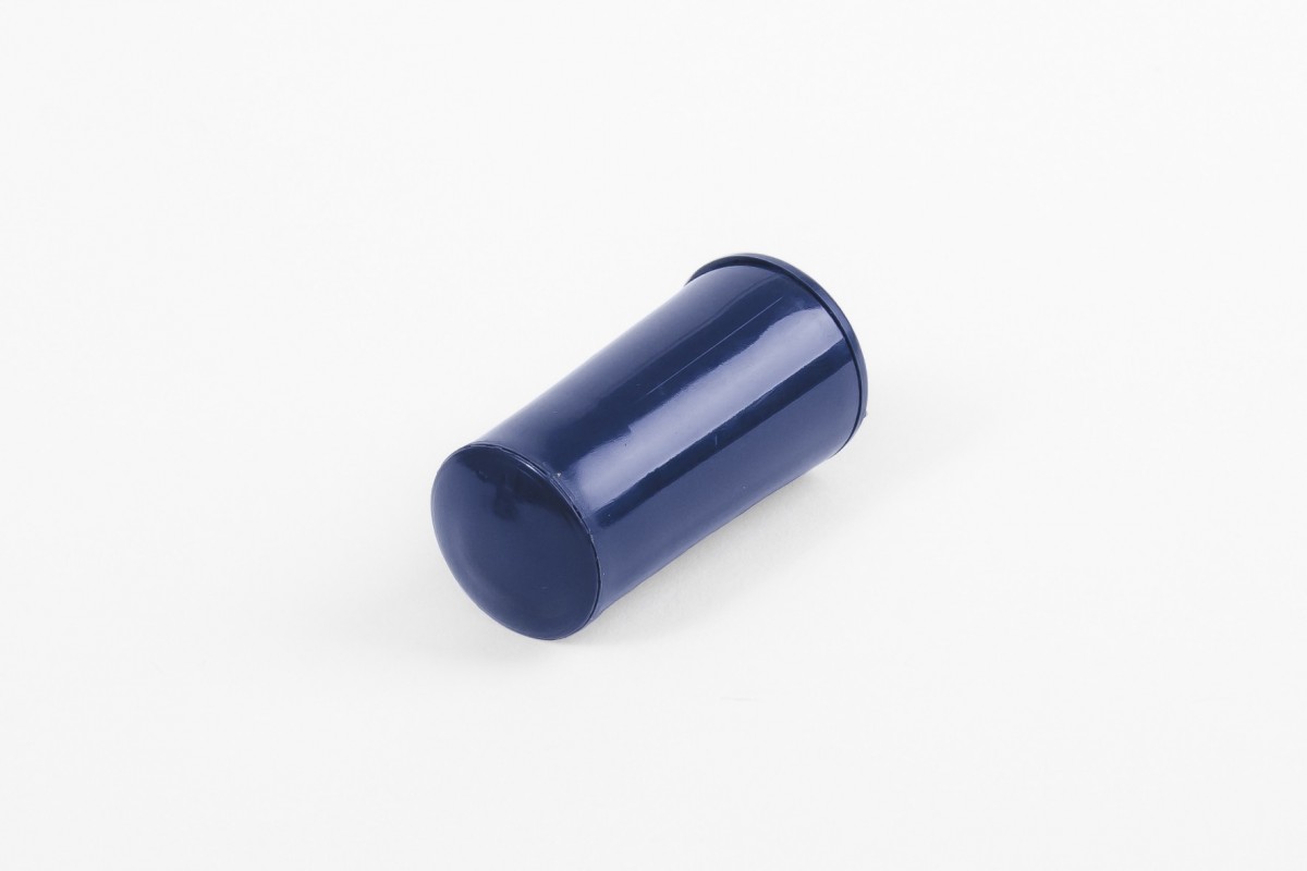 40 mm stopper with hole plug, navy blue