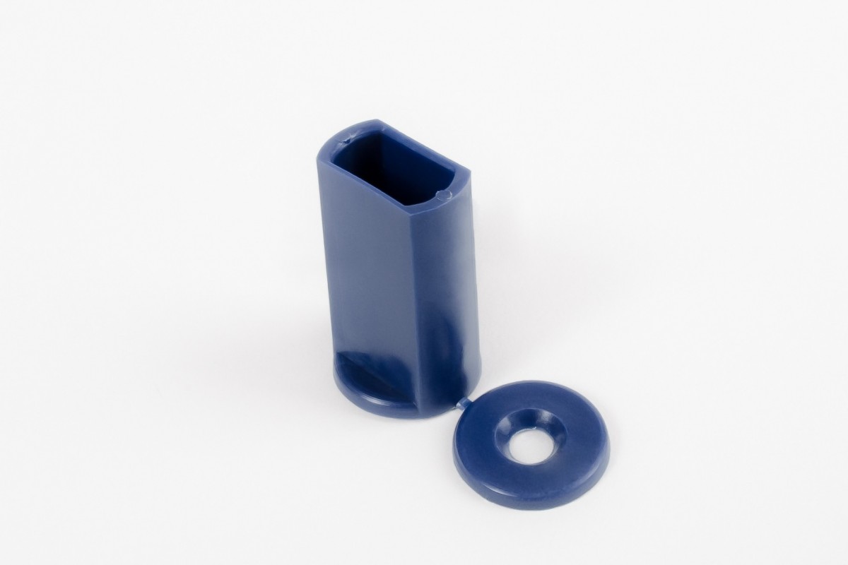 40 mm stopper for bottom slat, navy blue