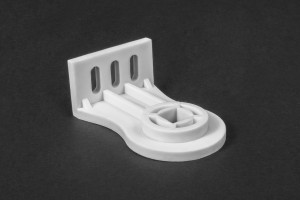 Mount PVC for 35 series for textile roller-blinds, white