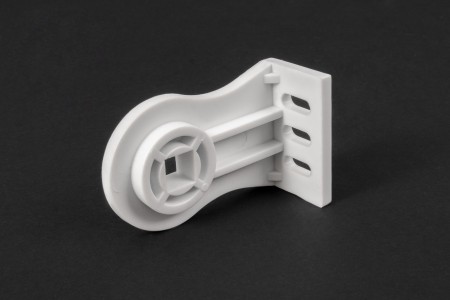 Mount PVC for 35 series for textile roller-blinds, white