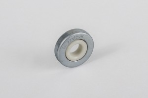 Ø28 / Ø12 bearing with PVC rim, without flange
