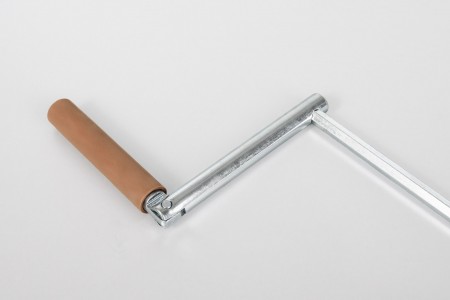 100 mm crank for tubular motors with emergency opening L250 mm, Golden Oak