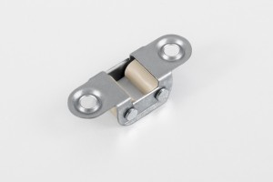 Strap guiding roller (14 mm) with two rollers, beige