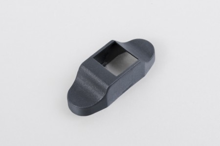 Masking case for strap guiding roller (14 mm) with two rollers, anthracite