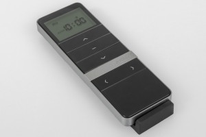 1-Kanal Tragbare-Handsender MAGNETIC DELUXE mit eingebauter Uhr, schwarz