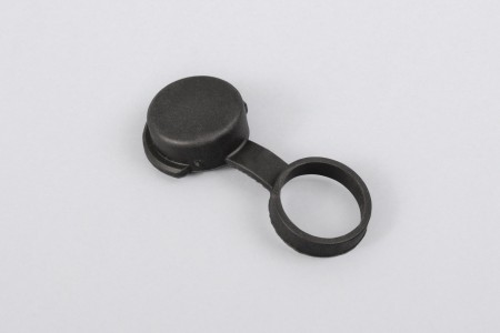 Big Ø25 mm cam lock with plate, dark brown