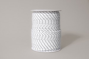 Rope for coiler (Ø3,6 mm), black-white