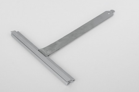Stahl - Sicherungfeder mit ALU150 - Aufhängeprofil ohne Shnitt, L170 mm bis 37-52, unlackiert