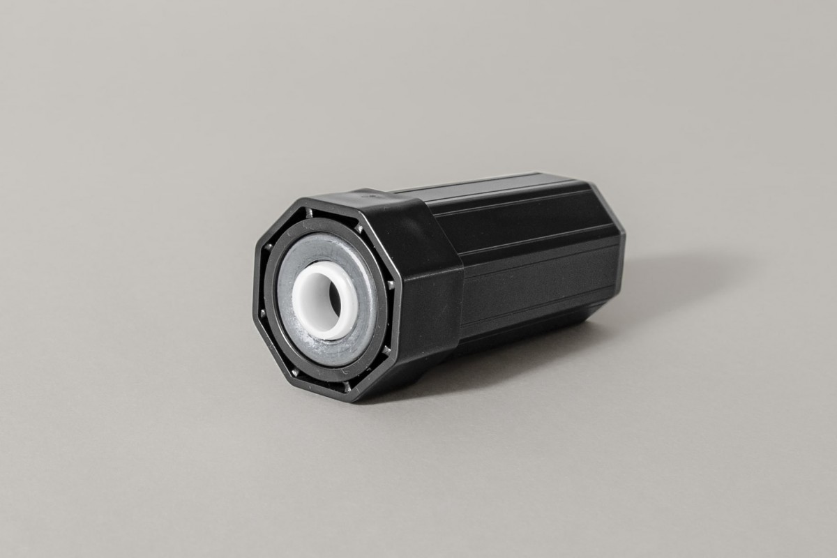 Ø40 end cap, L90 mm with the bearing
