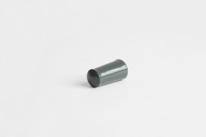 40 mm stopper with hole plug, basalt