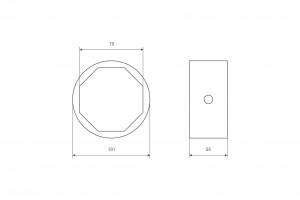 Кольцо увеличивающее диаметр вала с Ø70 на Ø101