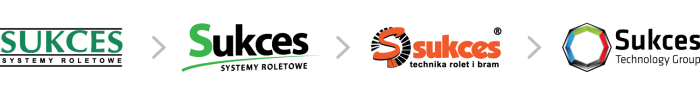 Эволюция логотипа Sukces Technology Group 